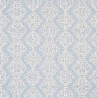 SAMPLE - Schumacher Berkeley Wallpaper In Hydrangea For Sale