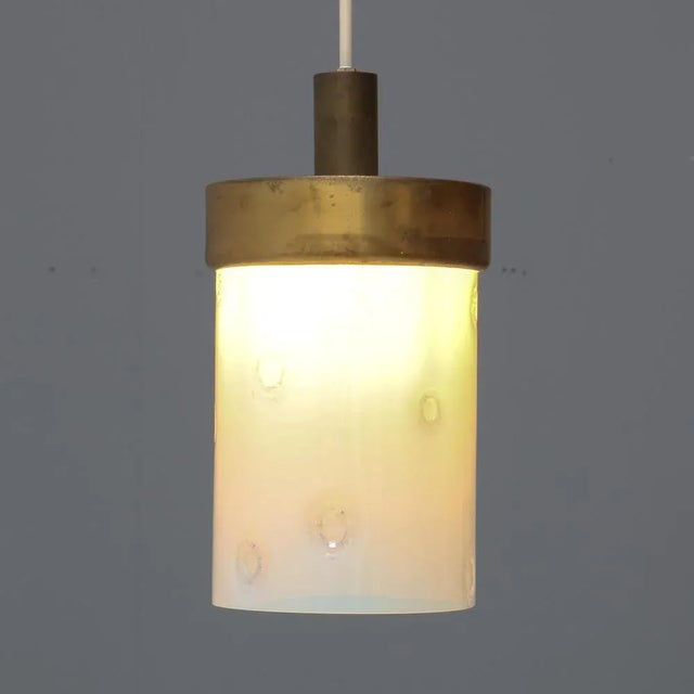 Mid-Century Modern Bronze Murano Pendant Lamp, 1960s For Sale - Image 4 of 8