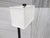 Robert Abbey Vintage Robert Abbey Modernist Black Metal Floor Lamp With Rectangular Shade For Sale - Image 4 of 10
