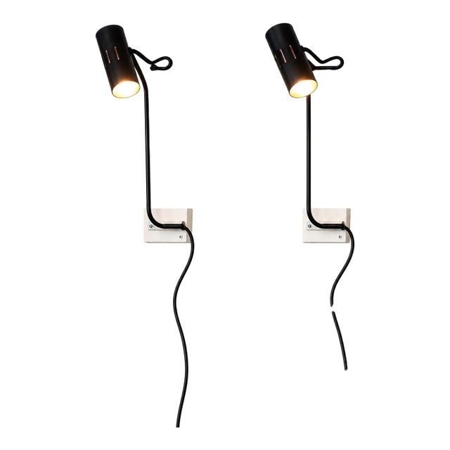 1970s Mid-Century Modern Inspired Wall Sconces - Pair For Sale