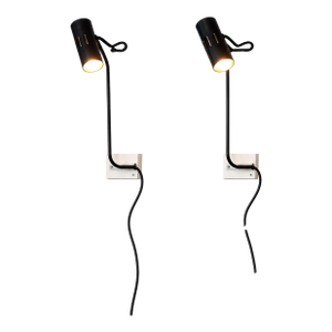 1970s Mid-Century Modern Inspired Wall Sconces - Pair