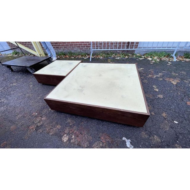 Modernist Minimalist Coffee Tables in Wenge Wood by Jef Verbrak, 1970s, Set of 2 For Sale - Image 6 of 7