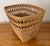 Vintage 1960s Wicker Wastebasket For Sale - Image 4 of 6