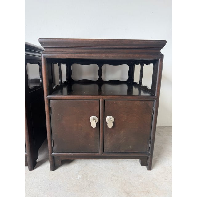 Michael Taylor for Baker Far East Collection Nightstands – A Pair For Sale In Miami - Image 6 of 17