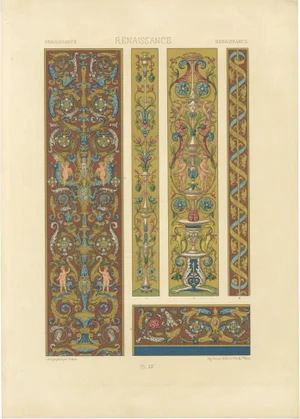 Pralon after Albert Racinet, LV of L’Ornement Polychrome, 1869, Paper