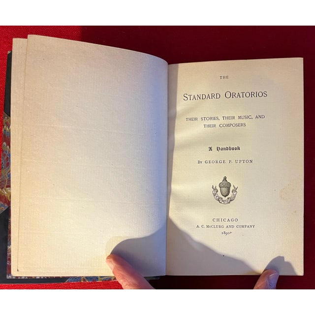 Antique 19th Century Fine Leather Bindings - Books by George Upton - the Standard Operas and the Standard Oratorios - 2 Volumes For Sale - Image 10 of 12
