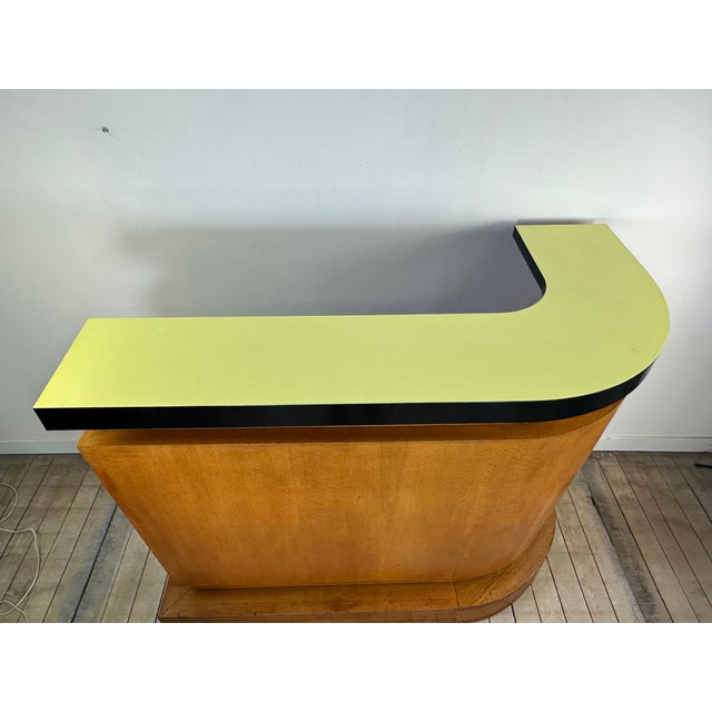 Vintage Bar in Oak Veneer with Formica Top, 1950s For Sale - Image 4 of 16