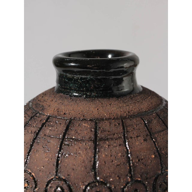 Swedish Ceramic Vase by Eke Bjerén for Gabriel Keramik, 1960s For Sale - Image 4 of 5