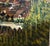 Antique Oil on Canvas - Baden Wurtennberg Germany - Cityscape of Alt - Breisach - St. Stephen Munster Cathedral - Rhine River For Sale In New York - Image 6 of 9