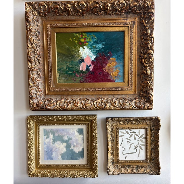 2020s 2026 McKenzie Dove Painting of a Young Male God in Antique French Frame For Sale - Image 5 of 9