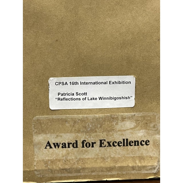 Paper "Reflections of Lake Winnibigoshish" by Patricia Scott (American, 1925-2012) For Sale - Image 7 of 9