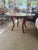 Brown Mid 20th Century Neoclassical Oval Cherry Dining Table With Extension For Sale - Image 8 of 10