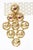 French 18 Karat Gold, Ruby and Diamond Chandelier Lever Back Pierced Earrings - 2 Pieces For Sale - Image 11 of 12