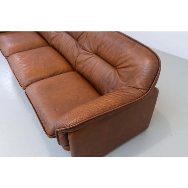 DS-16 3-Seater Sofa in Brown Leather from de Sede, 1970s For Sale - Image 10 of 18