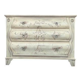 Ethan Allen Swedish Home Paint Decorated Chest Dresser For Sale