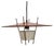 Modernist Hanging Light by Ernest Igl for Hillebrand, Germany, 1960s For Sale