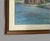 Vintage Rustic Riverside Landscape Framed Pastel Watercolor Painting With Boat For Sale - Image 4 of 6