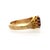 Vintage Oval Rodolite Garnet Victorian Revival in 18k Yellow Gold Solitaire Ring, Size 10.5 For Sale In Miami - Image 6 of 17