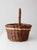 Vintage Wicker Gathering Basket For Sale - Image 10 of 13