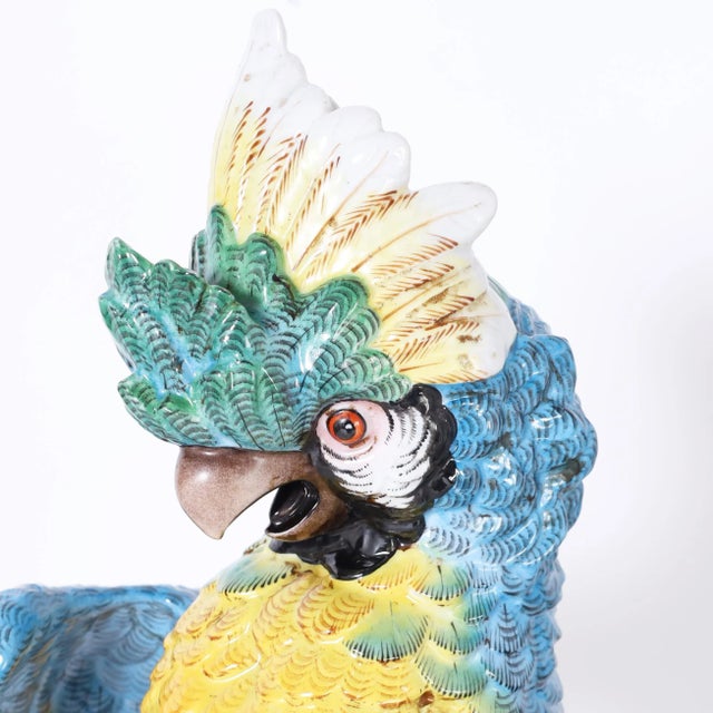 German Porcelain Parrot For Sale In West Palm - Image 6 of 9