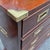 Late 20th Century Pair of Campaign Style Mahogany Foyer Chests With Brass Recessed Hardware, Late 20th Century For Sale - Image 5 of 10