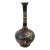 19th Century Japanese Cloisonne Enamel Vase With Dragon and Phoenix For Sale
