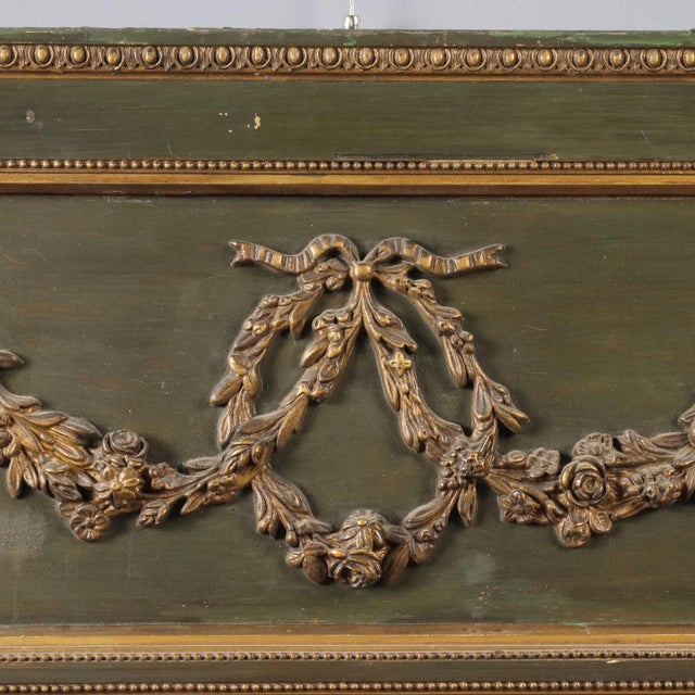 Neoclassical Style Italian Mirror in Wood, 1900s For Sale - Image 4 of 10