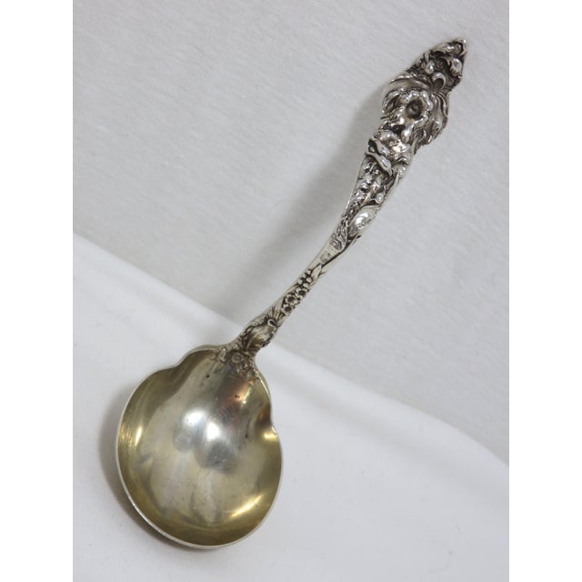 Antique Art Nouveau Sterling Silver Gravy Ladle Chairish