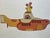 1970s Vintage "The Yellow Submarine" Large Pop Art Painting on Board For Sale - Image 9 of 9