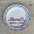 A Antique French Creamware Plate With Black Transfer Decoration, "Palais De Compiegne", Circa 1800 Made in France, circa...
