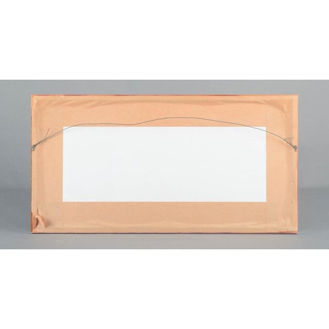 1970s Gunnar Fohlin, Abstract Landscape, 1979, Oil on Cardboard For Sale - Image 5 of 6