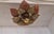 Brown Handmade Florentine Autumn Leaf Ceiling Lamp, 1970s For Sale - Image 8 of 11