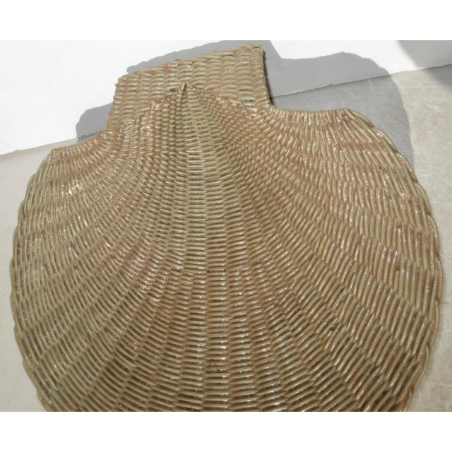 Vintage Wicker Bowl For Sale - Image 4 of 8