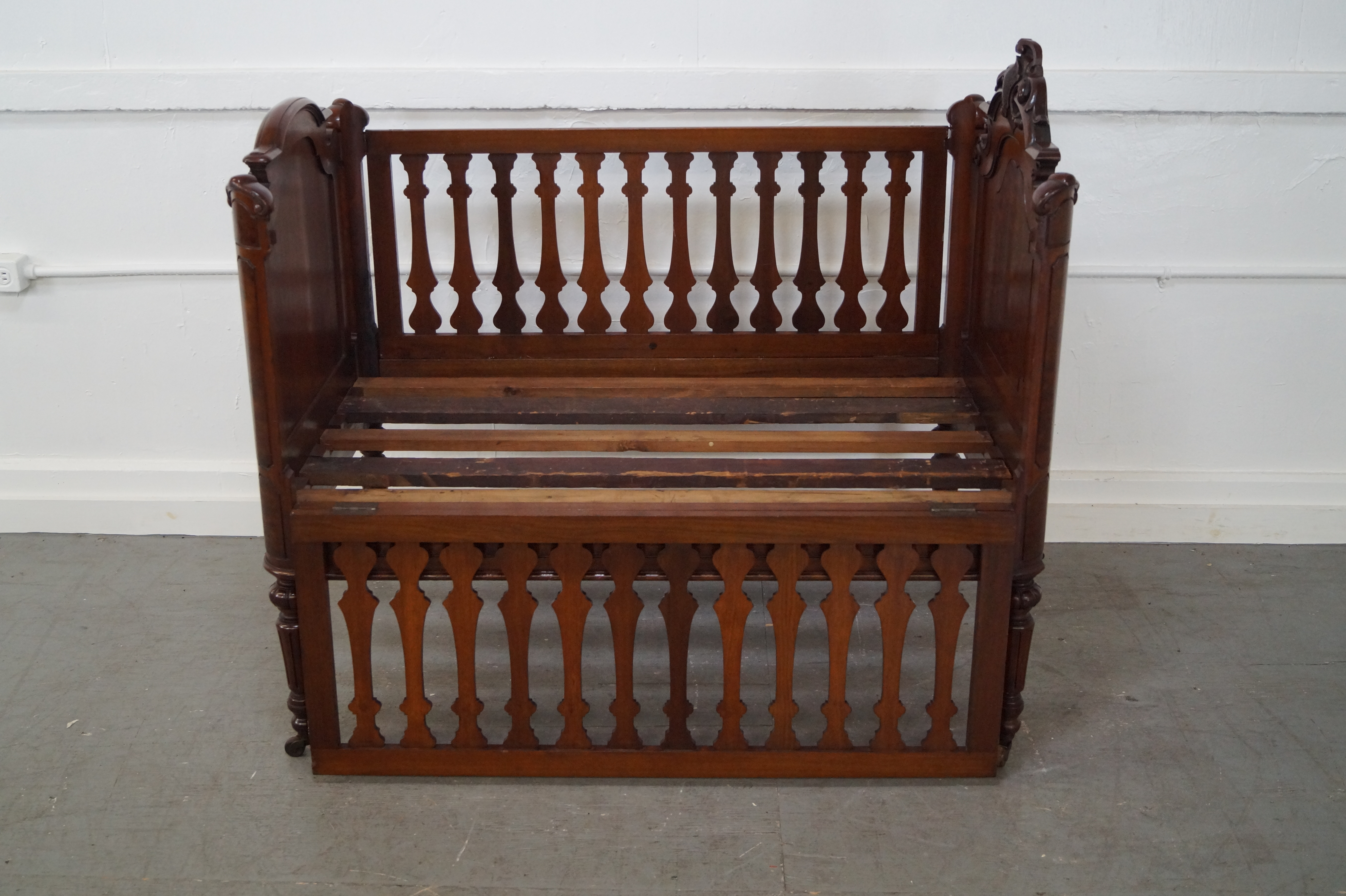 antique baby crib value