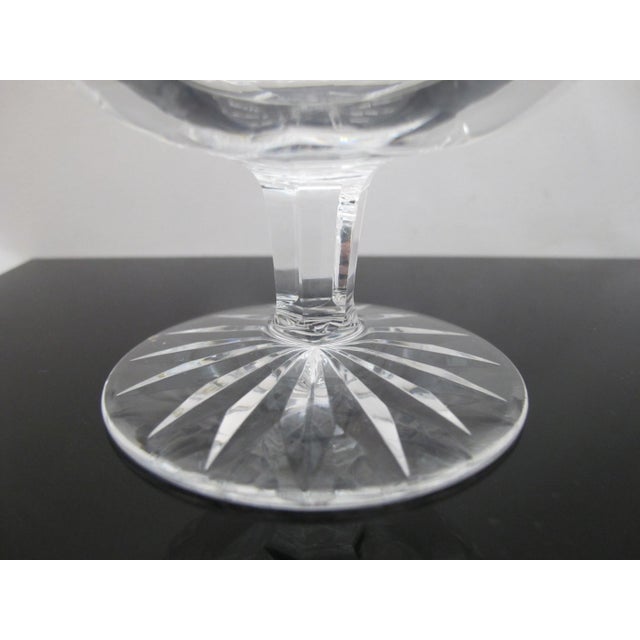 Glass Waterford Crystal Lismore 12 Oz 5 1/4" Brandy Snifter Glass Pair For Sale - Image 7 of 10