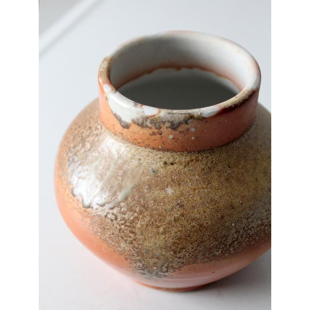 Vintage Studio Pottery Vase For Sale - Image 9 of 12