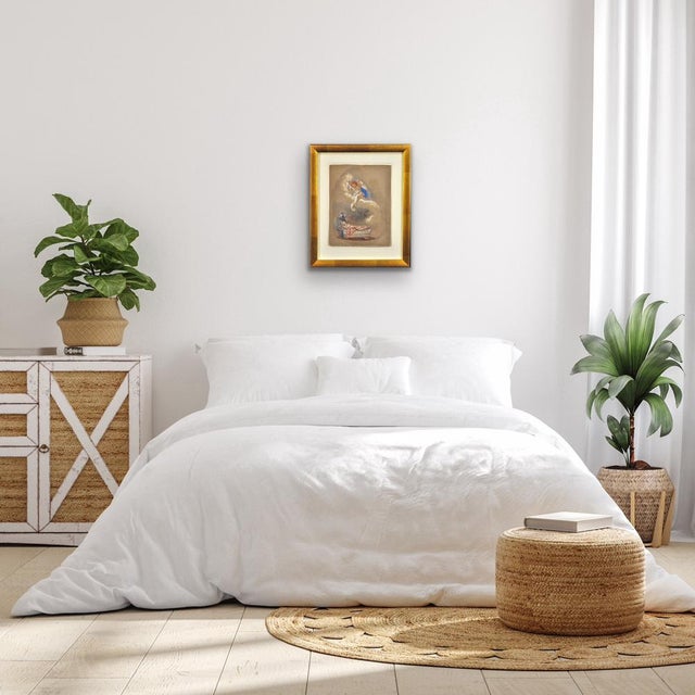 Queen Victoria's Daughter, HRH Princess Alice Maud Mary, Long Life and Happiness, Watercolour Painting, 1860 For Sale - Image 11 of 18