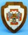 20th Century Heraldic Plaques in Ceramic on Wood by Antonella Salemi for Freemasonry Scottish Rite, 1970s, Set of 4 For Sale - Image 6 of 18