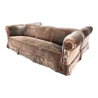 Early 20th Century Double Sided Chesterfield Style Sofa For Sale