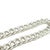 Authentic Tiffany & Co Estate Double Chain Bracelet 7.5" Sterling Silver TIF949 This elegant Authentic Tiffany & Co...