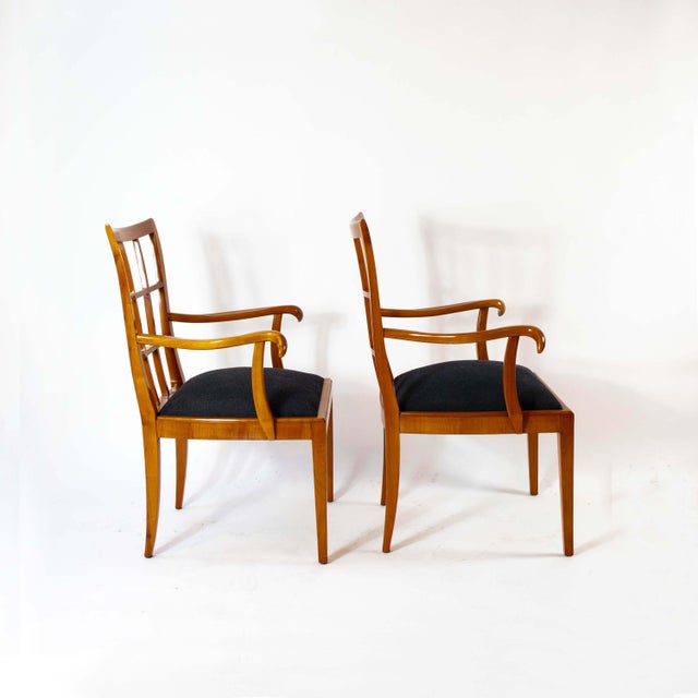 Brown Viennese Armchairs by Karl Hofmann & Felix Augenfeld, 1930s, Set of 2 For Sale - Image 8 of 18
