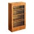 Art Deco Bookcase or Display Cabinet of Burr Walnut With Paneled Glass Door For Sale