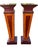 Late 20th Century Pair Mahogany Inlaid Pedestals For Sale In New York - Image 6 of 15