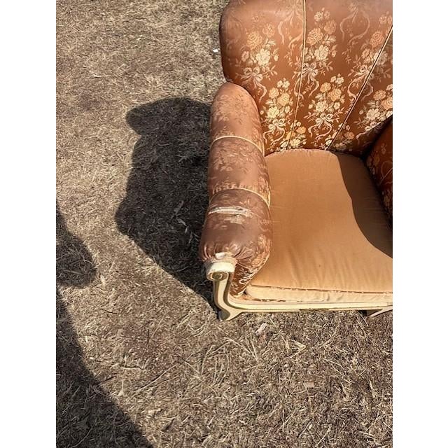 Classic 1940s French Art Deco Club Chairs - A Pair For Sale - Image 13 of 15