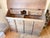 Wood Antique Irish Pine Grain Bin W/Custom Interior Hidden Desk For Sale - Image 7 of 11