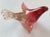 Metal Murano Red With Gold Flakes Bird Attraction to Barbini For Sale - Image 7 of 12