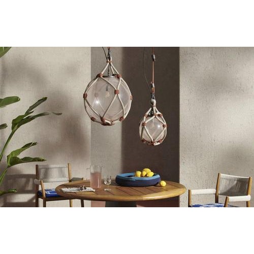 Metal Bollicosa Nautilus Outdoor Lamp in Glass and Metal from Cassina For Sale - Image 7 of 8