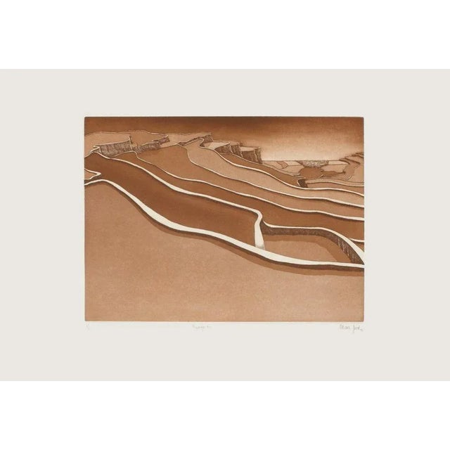 Figurative 1982 Marc Jurt Paysage Nu Etching For Sale - Image 3 of 3