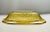 Yellow 1930’s Madrid Yellow Federal Glass Square Rimmed Serving Bowl For Sale - Image 8 of 8