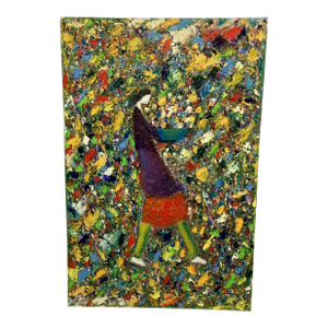 Abstract Oil Painting by Listed Artist David Kenan